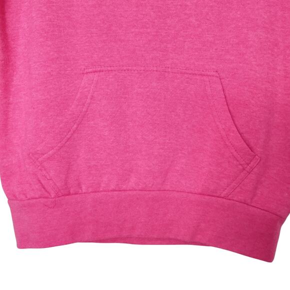 LUCKEE LADY Women's Pink Sz Small Sweatshirt "MOUNT RUSHMORE" Scoop Neck Pockets - Picture 6 of 7